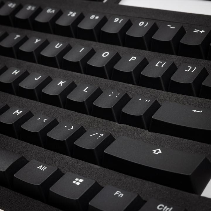 Actual product image Ducky Phantom Black PBT Double-Shot Keycap Set, US Layout - 108 keys