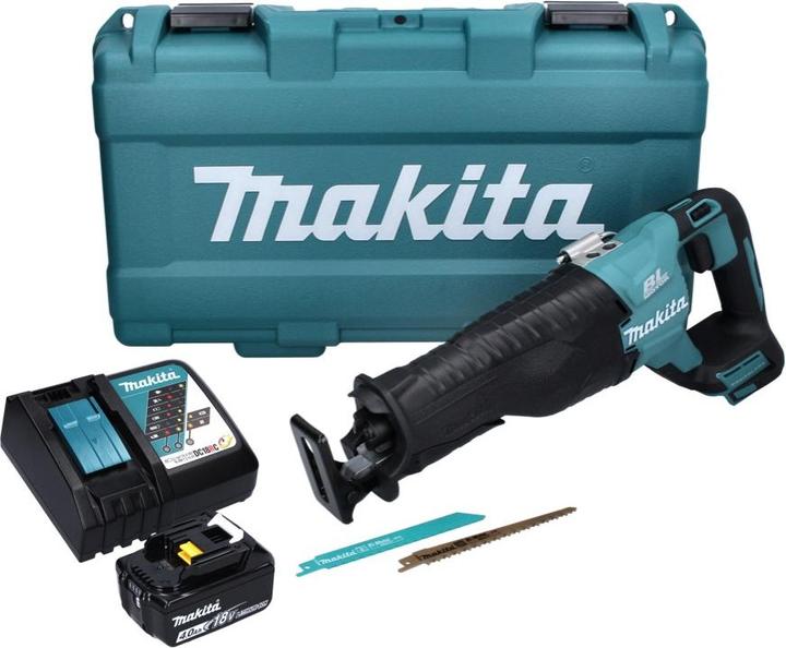 Produktbild Makita DJR 187 RM1K Akku Reciprosäge 18 V Brushless + 1x Akku 4,0 Ah + Ladegerät + Koffer