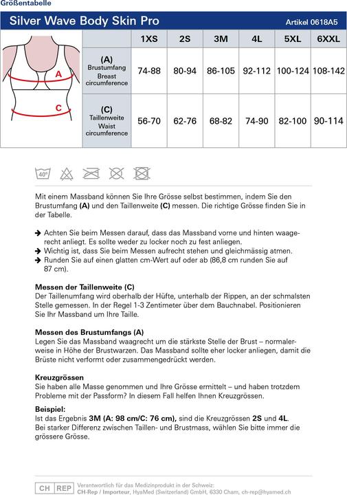 Produktbild Solidea Silver Wave Body Skin PRO (XL)