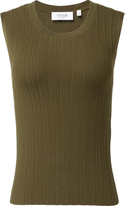 Produktbild Comma Strickpullunder Geripptes Stricktop aus Viskosemix (42)