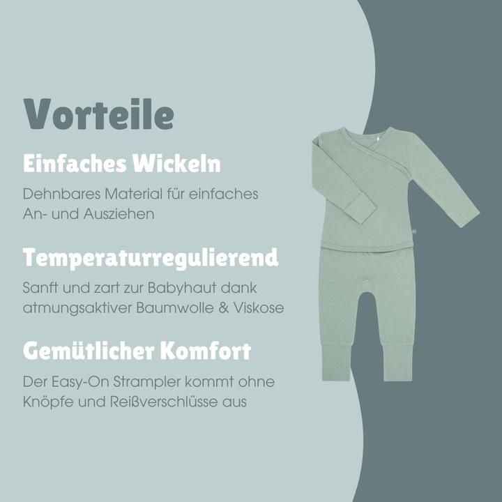 Produktbild Emma & noah Langarm Easy-on Strampler (92)