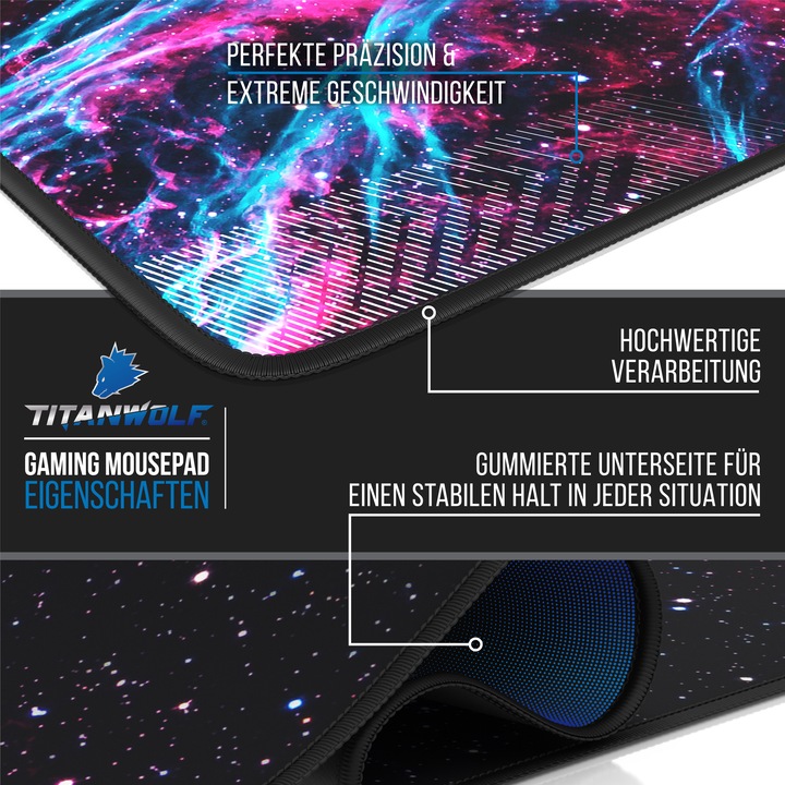 Actual product image Titanwolf Gaming Mauspad (3XL)