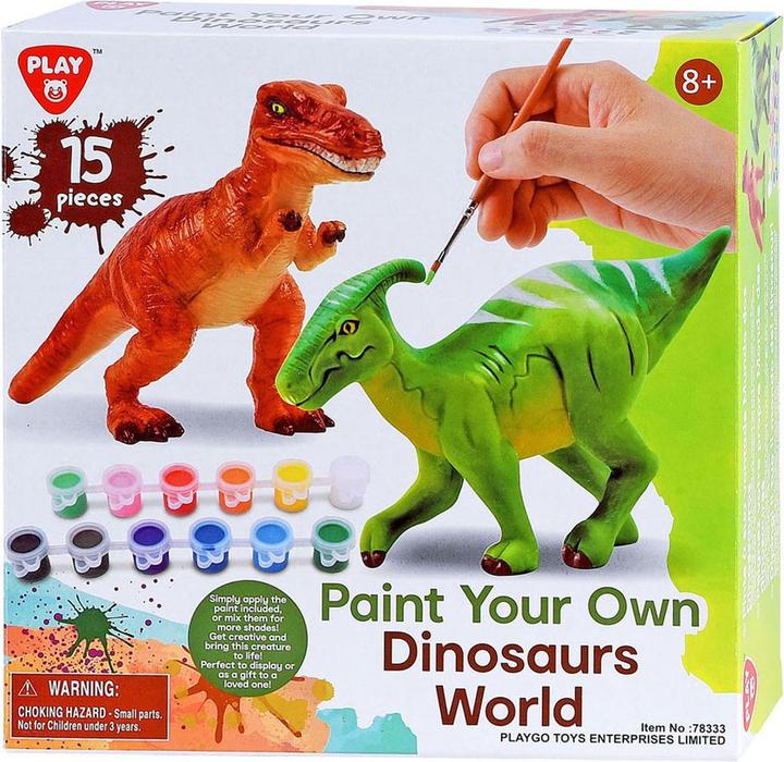 Play Malen Sie Ihre eigenen Dinos, 15 Stück.