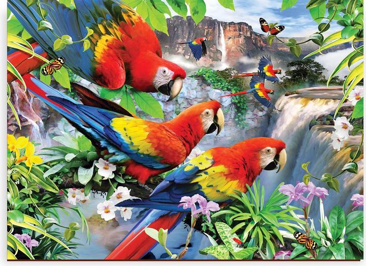 Produktbild WoodenCity Puzzle Holz L Parrot Island (505 Teile)