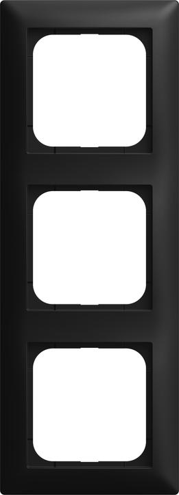 Busch-Jaeger Abdeckrahmen 3-fach Rahmen 1723-915 Busch-balance SI schwarz matt