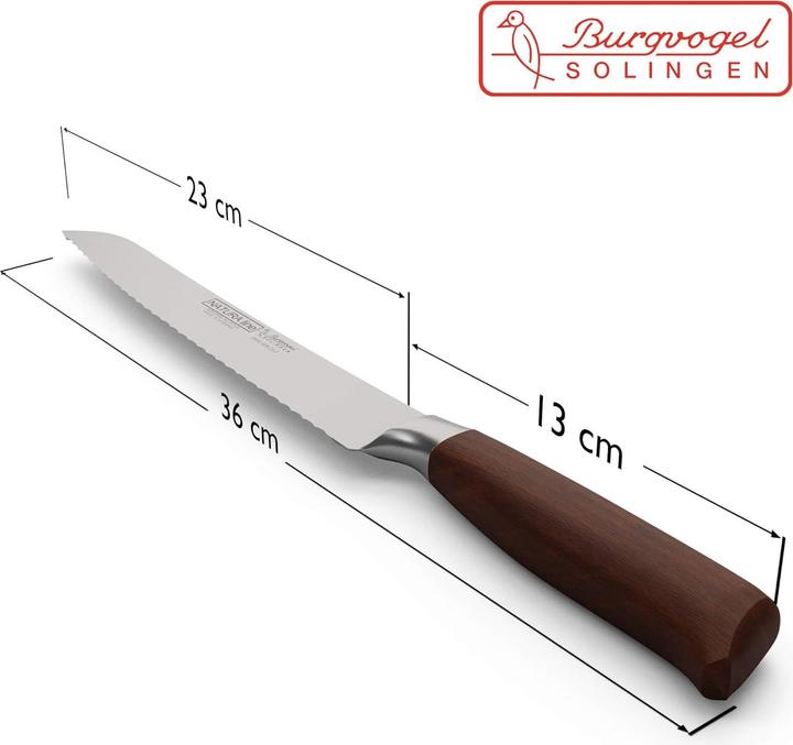 Produktbild Burgvogel Solingen Natura Line Brotmesser (23 cm)