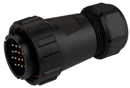 Produktbild Rs Pro Leistungssteckverbinder Stecker zur Kabelmontage, 16-polig 10.0A, Lötanschluss IP68