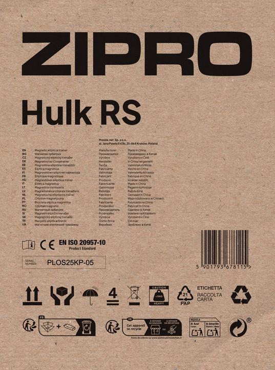 Actual product image Zipro Hulk