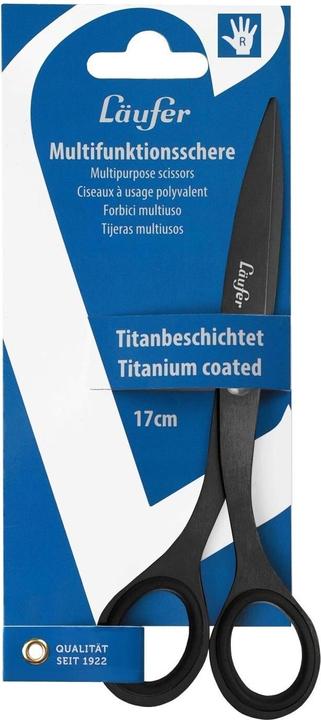 Immagine prodotto Läufer Forbici universali L "ufer Design, lunghezza: 170 mm, nero (17 cm)