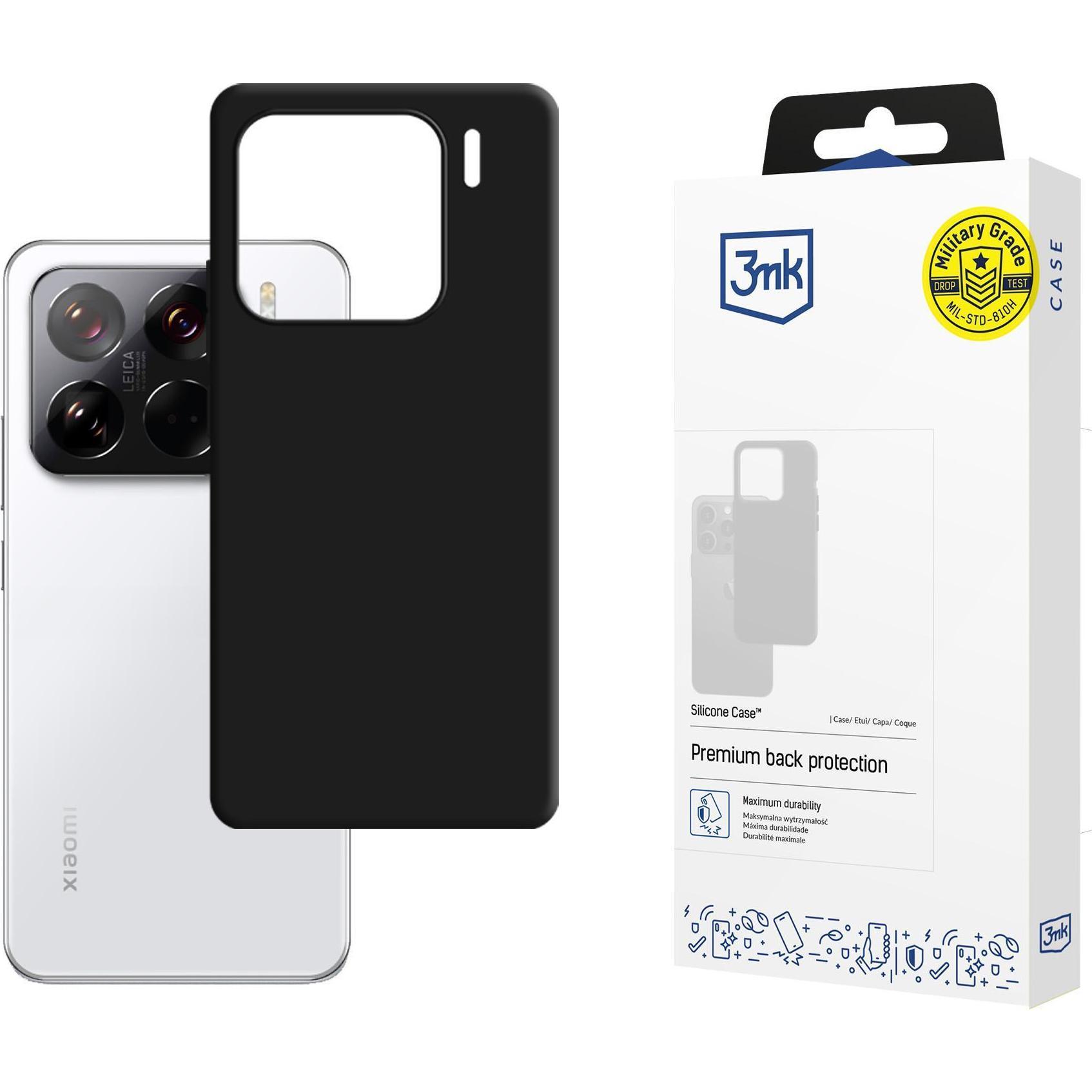 3MK Xiaomi 15 - Silicone Case (Xiaomi 15), Cover Smartphone, Nero