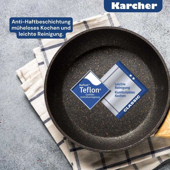 Immagine prodotto Karcher Tostapane 2 in 1 nero a induzione (Pirofila + casseruola, Alluminio pressofuso)
