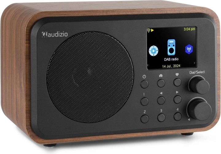 Immagine prodotto Audizio DAB+ Radio Vicenza Braun, Radio Tuner: Internetradio, FM (Web radio, FM, DAB, WiFi, Bluetooth)