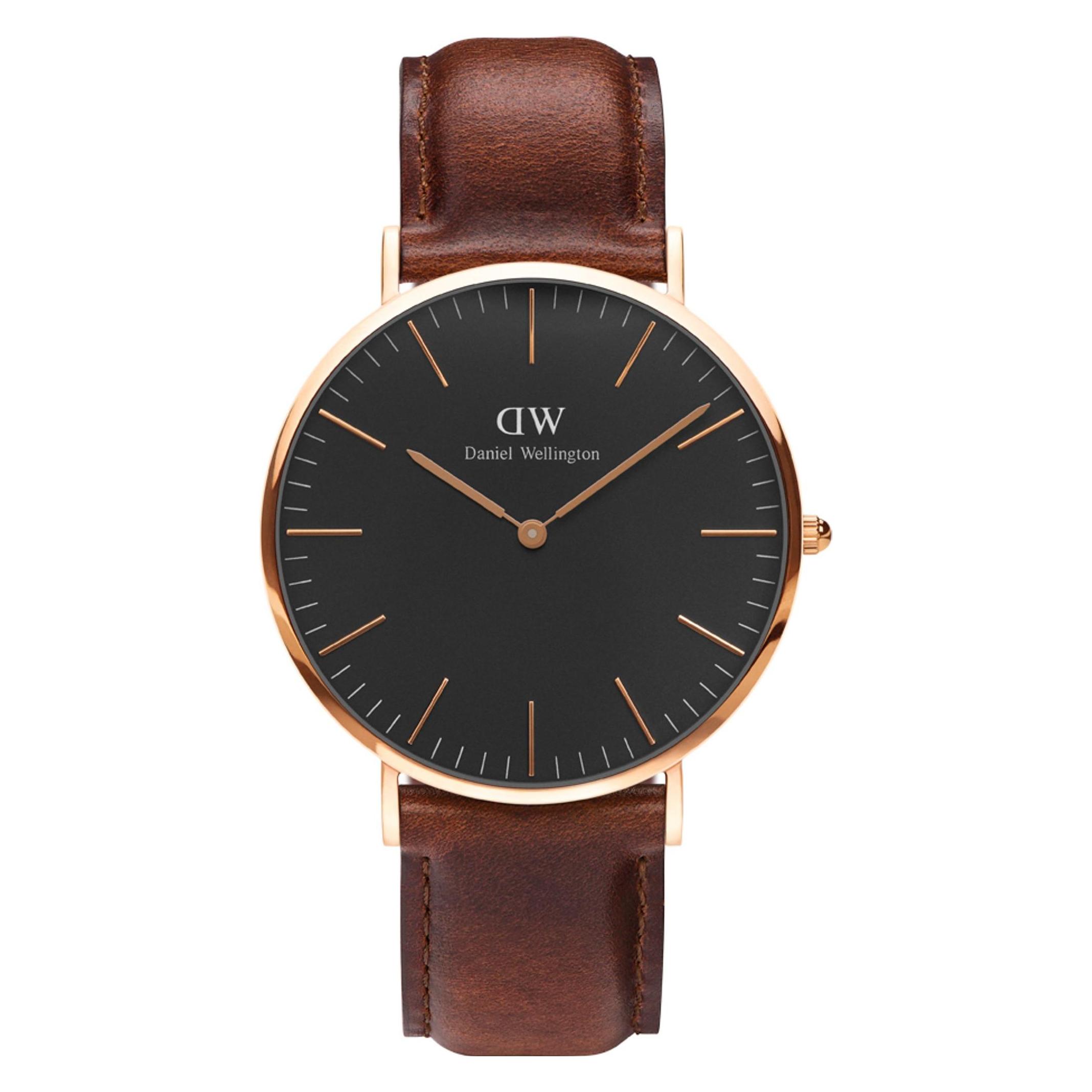 Daniel Wellington, Armbanduhr, Classic St Mawes, Rosa, (Analoguhr, 40 mm)