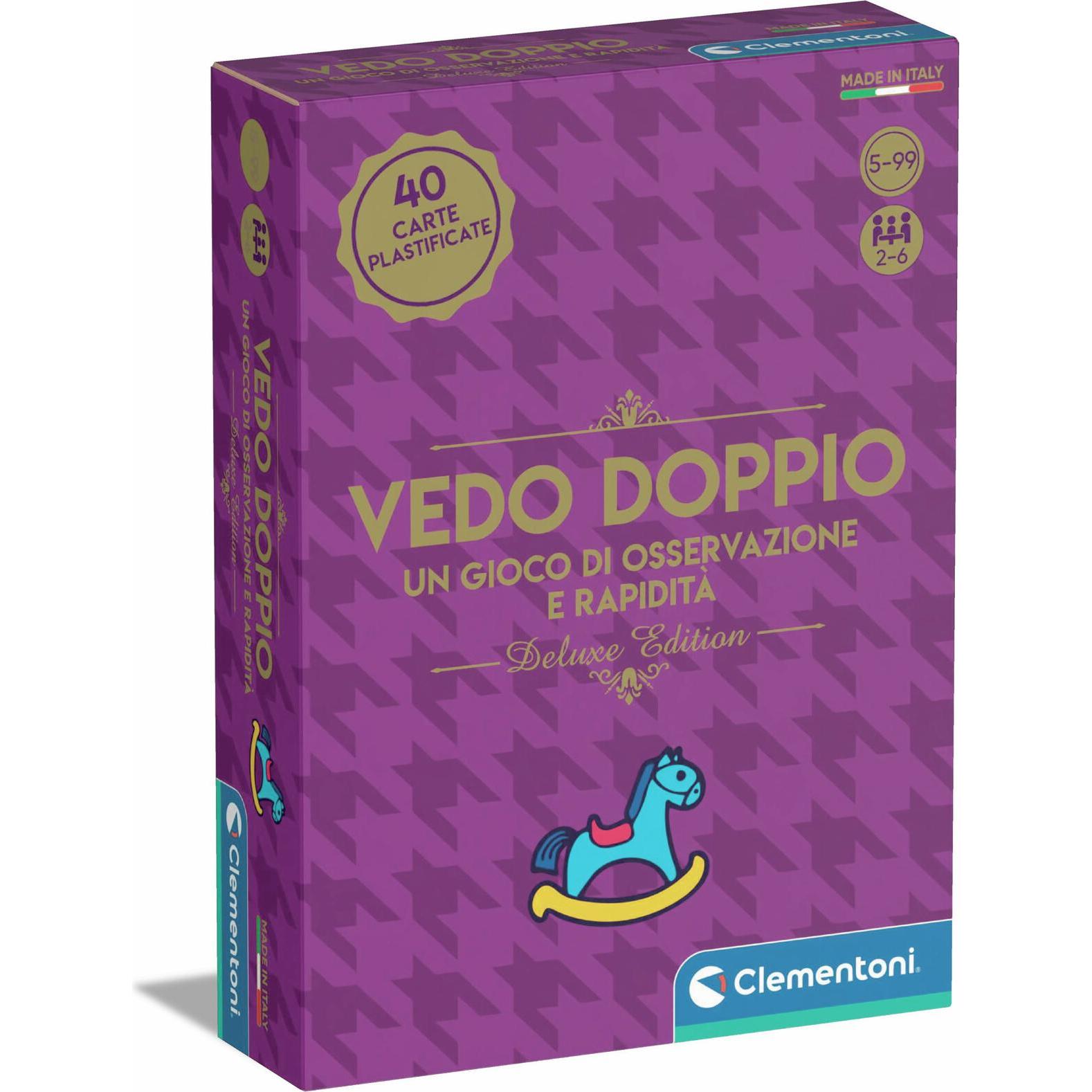 Clementoni Multicolore Vedo Doppio Deluxe (Italiano, 2 - 6 Giocatori)