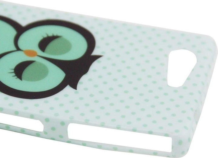 Produktbild König Design Schutzhülle Handytasche Etuis TPU für Handy Sony Xperia Z3 Compact Dicke Eule auf Ast (Sony Xperia Z3 Compact)