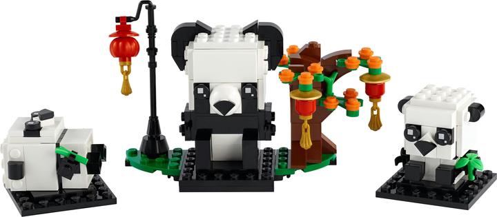 Produktbild LEGO Pandas fürs chinesische Neujahrsfest (40466, LEGO Brickheadz)