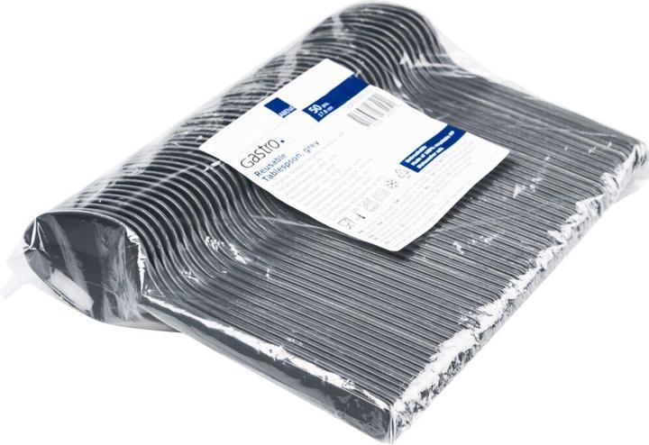 Produktbild Abena Reusable spoon, Gastro, 17.8cm, grey, PP (50 x)