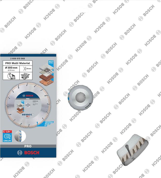 Produktbild Bosch Professional Zubehör PRO Multi Material Diamanttrennscheibe, 300 x 20 mm