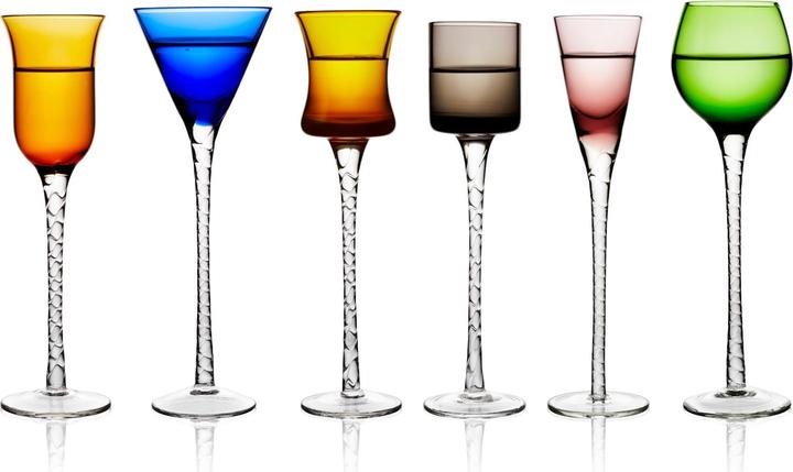 F&R Snap glass London 18 cm 6 pcs. (2.50 dl, 6x, Liqueur glasses + grappa glasses)