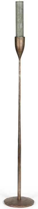 Immagine prodotto Dekocandle Portacandele ottone antico medio Ø22x120cm (1pc)
