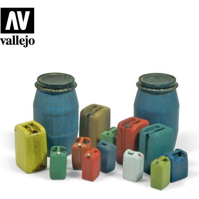 Vallejo Assorted Modern Plastic Drums 2 (SC211) (Kunststoff)