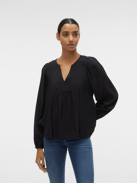 Immagine prodotto Vero Moda Vestibilità regolare Colletto alla mandarina Polso elasticizzato Camicia Camicia (M)