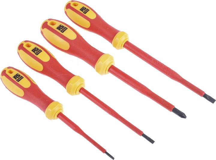 Produktbild RS PRO 4 pc Insulated Screwdrivers Set (Phillipps-Kreuzschlitz (PH))