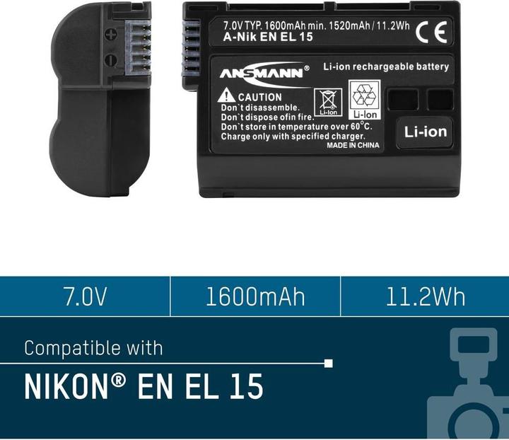Image du produit Ansmann A-Nik FR EL 15 (Batterie de l'appareil photo)
