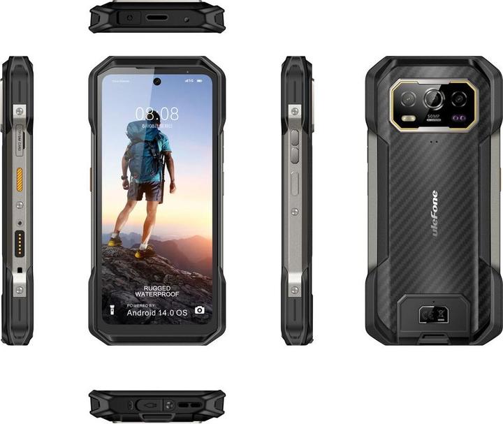 Immagine prodotto Ulefone Armor 27 (256 GB, Nero, 6.78", Doppia SIM Ibrida, 4G)