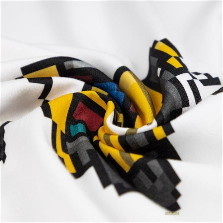 Actual product image DEVplus Borderlands Raglan T-Shirt ""Claptrap Pixel Art"" White/Black (S)