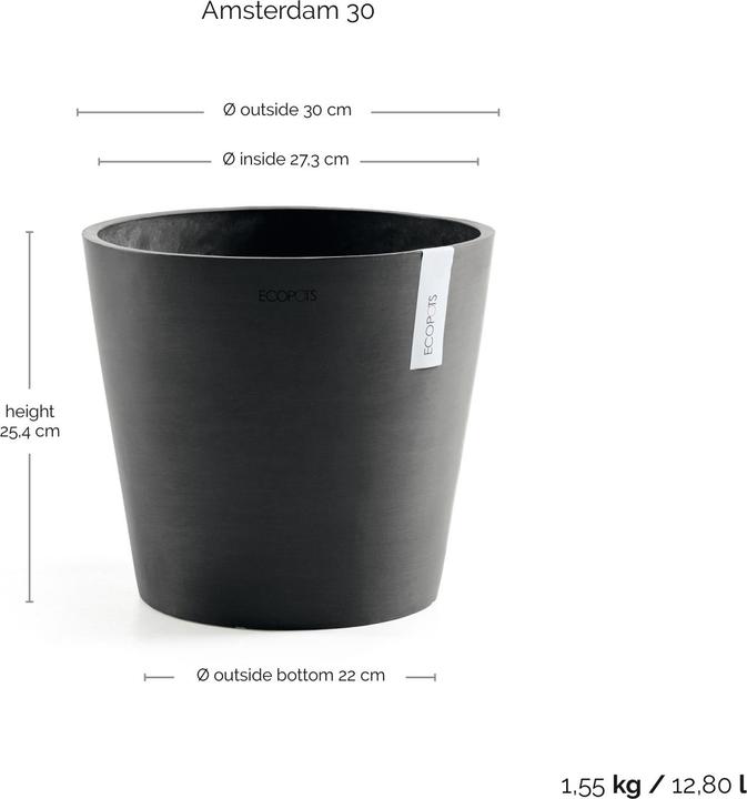 Produktbild Ecopots Amsterdam (30 x 26.30 cm)