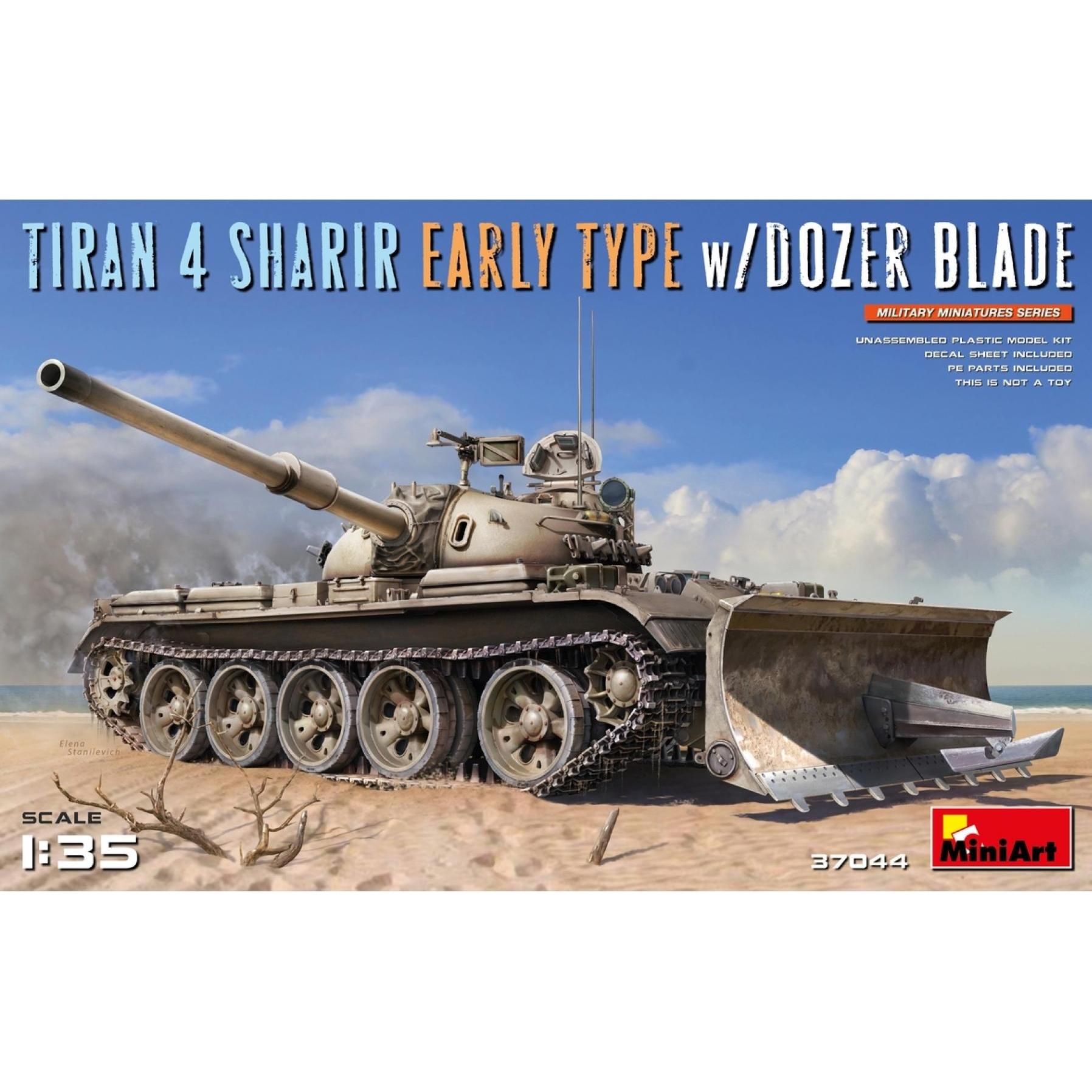 Mini art Tiran 4 Sharir Early Type w/Dozer Blade (37044)