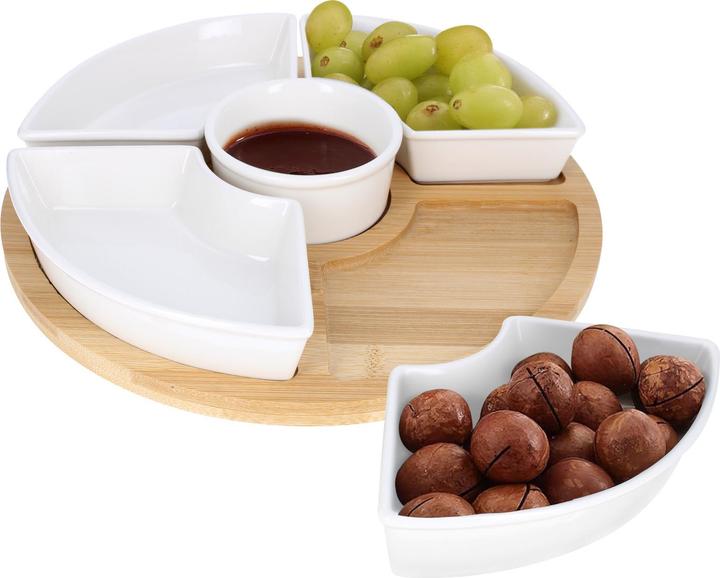 Produktbild Cheffinger 4er Set Schalen Bambusboden Snack