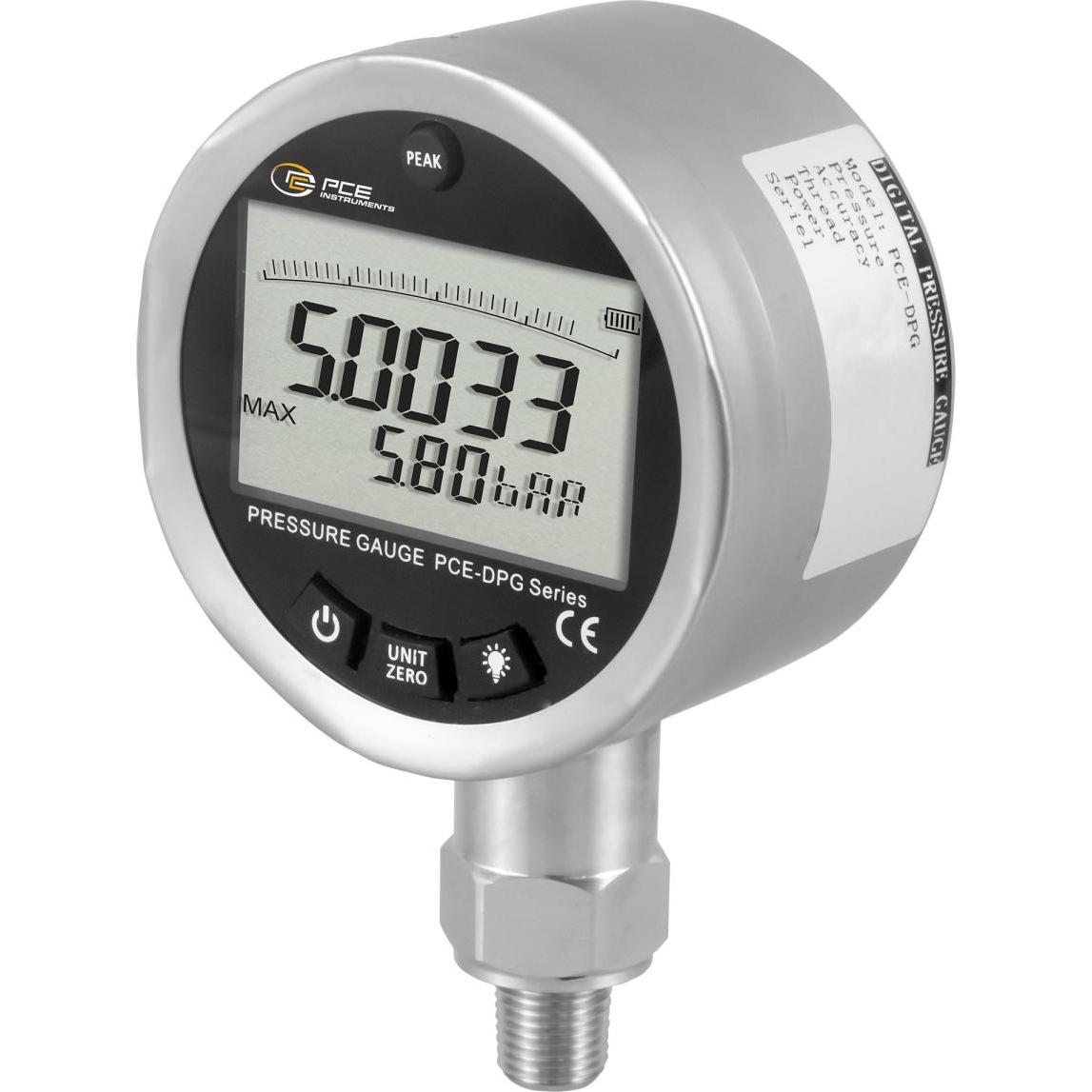 PCE Instruments Digitalmanometer (Custodia del dispositivo di misurazione), Misurazione