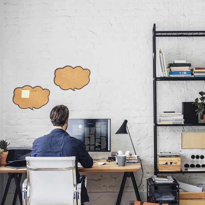 Produktbild Relaxdays 2x Korkpinnwand (Pinnwand, 44 x 29 cm)