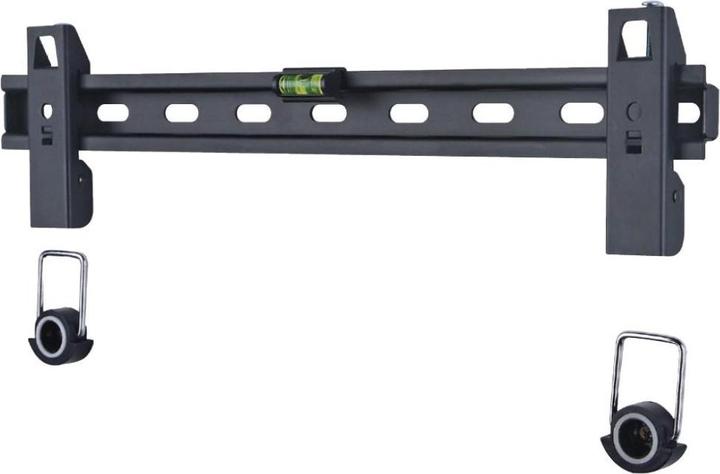 Actual product image Techly Mounting Kit (Wall Mount) - For Flat Panel Display - Black - Screen Size: (Wall, 55", 50 kg)