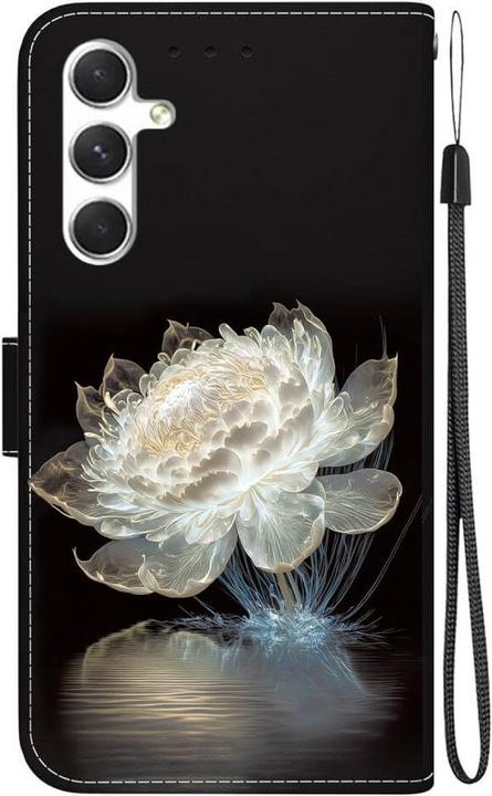 Actual product image Cover-Discount Galaxy S25 - Tasche Hülle mit Blüten Motiv (Samsung Galaxy S25)
