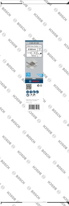 Nährwerte und Zutaten Bosch Professional Zubehör PRO Core Cutter wet, 300 x 450 mm, 1 1/4" UNC (300 Millimeter)