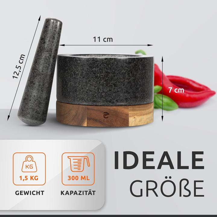 Actual product image Ecence Mortar and pestle set