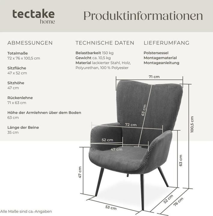 Actual product image tectake Hygge