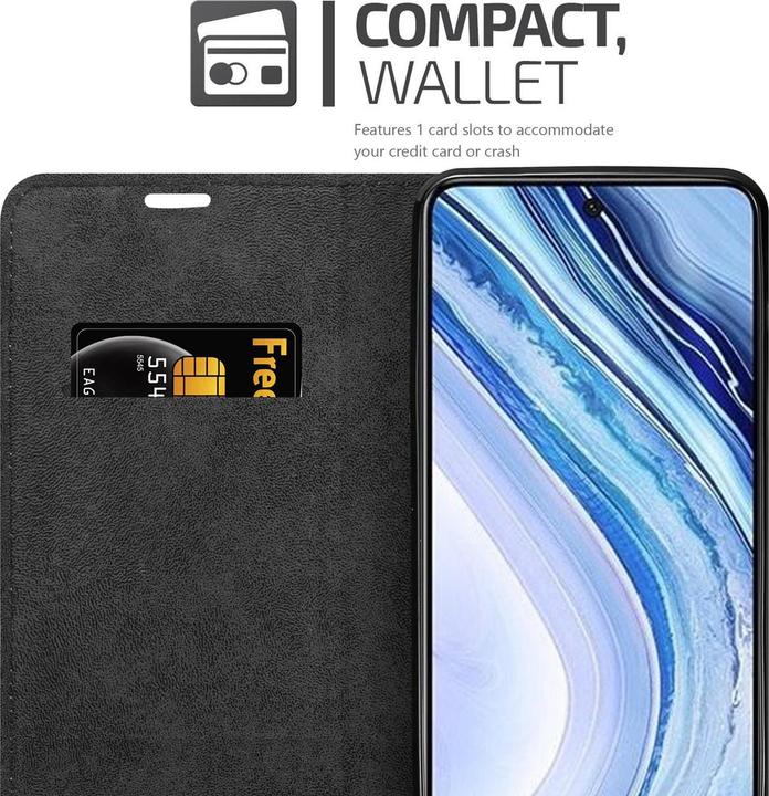 Actual product image Cadorabo Book Invisible Magnet Cover (Xiaomi Redmi Note 9, Xiaomi Redmi Note 9S)