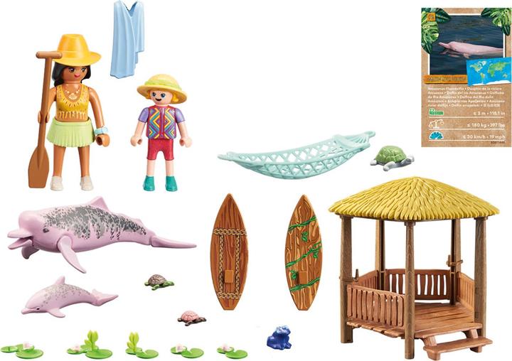 Image du produit Playmobil 71143 Wiltopia - Excursion en canoë avec les dauphins de rivière (71143, Playmobil Wiltopia)