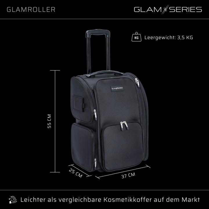 Actual product image Wiltec GlamSeries GlamSwitcher Trolley 4x Pouches Make-Up Artist Case Organiser Case