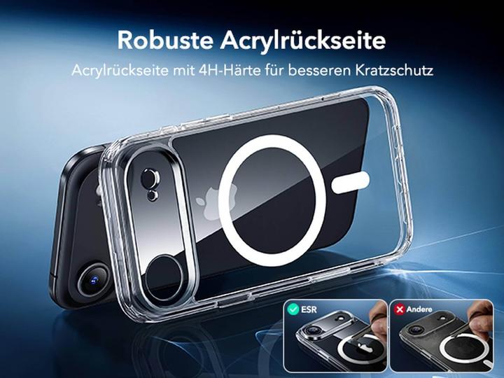 Actual product image ESR - Classic Hybrid HaloLock - iPhone 17 Air - Clear Black (Apple iPhone 17)