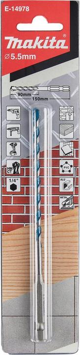 Actual product image Makita Multi drill 1/4" 5,5x150mm (5.5 mm)