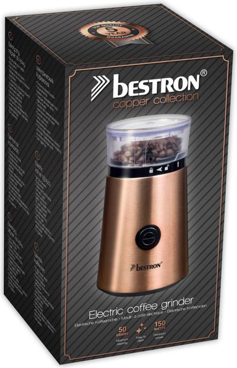 Produktbild Bestron ACG1000CO Kaffeemühle Kupfer