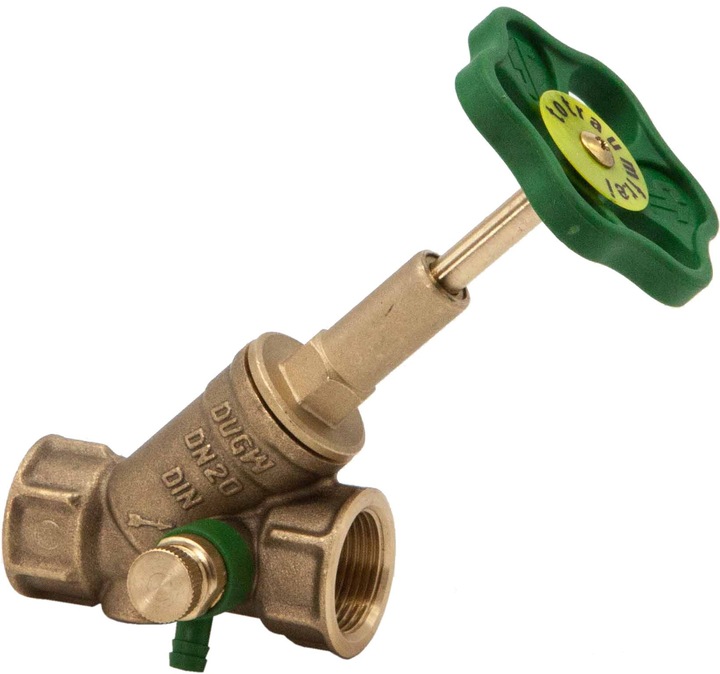 Actual product image Schlosser Schlösser free-flow valve 1510 DN 20, Rp 3/4, w drain, ris. Spin.