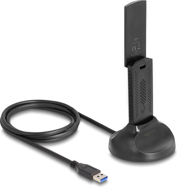 Produktbild Delock Wi-Fi 6 Dualband WLAN USB Adapter AX1800 (1201 + 574 (USB)