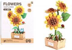 Produktbild Pro Kids 3D-Holzpuzzle Blumen Sonnenblume