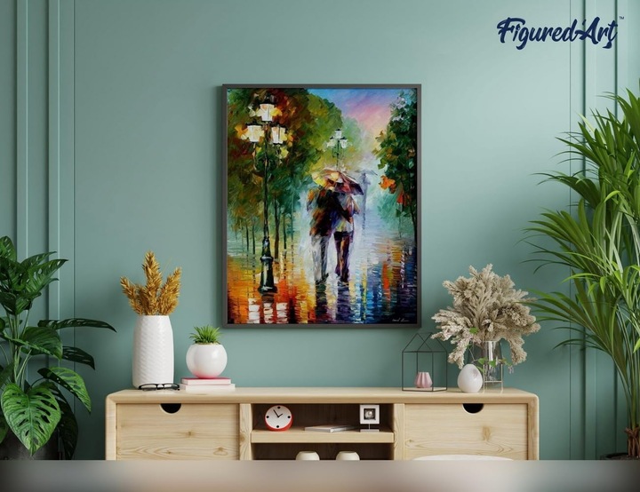 Immagine prodotto Figured'Art Dipingere con i numeri - Pioggia romantica
